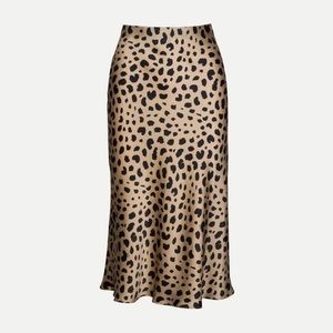 Réalisation Par Leopard Print Slip Skirt
